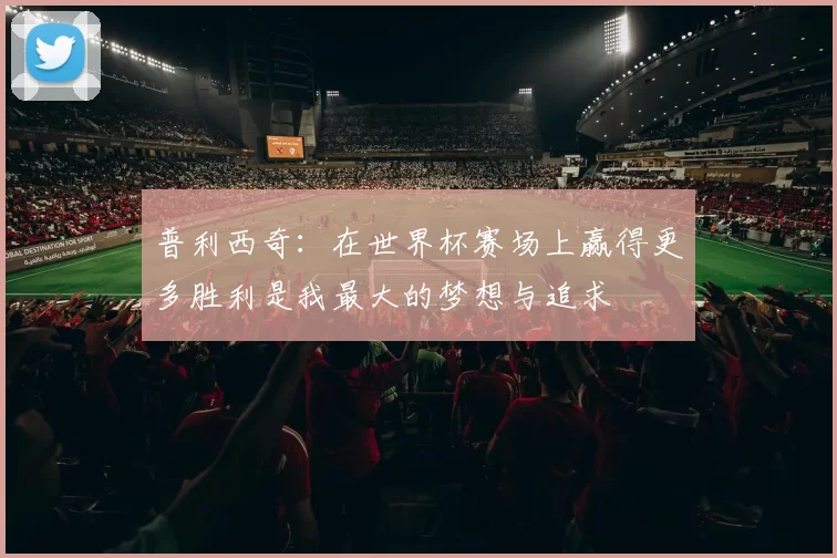 普利西奇：在世界杯赛场上赢得更多胜利是我最大的梦想与追求