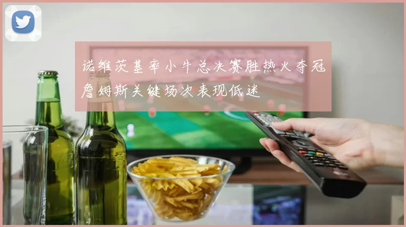 诺维茨基率小牛总决赛胜热火夺冠詹姆斯关键场次表现低迷